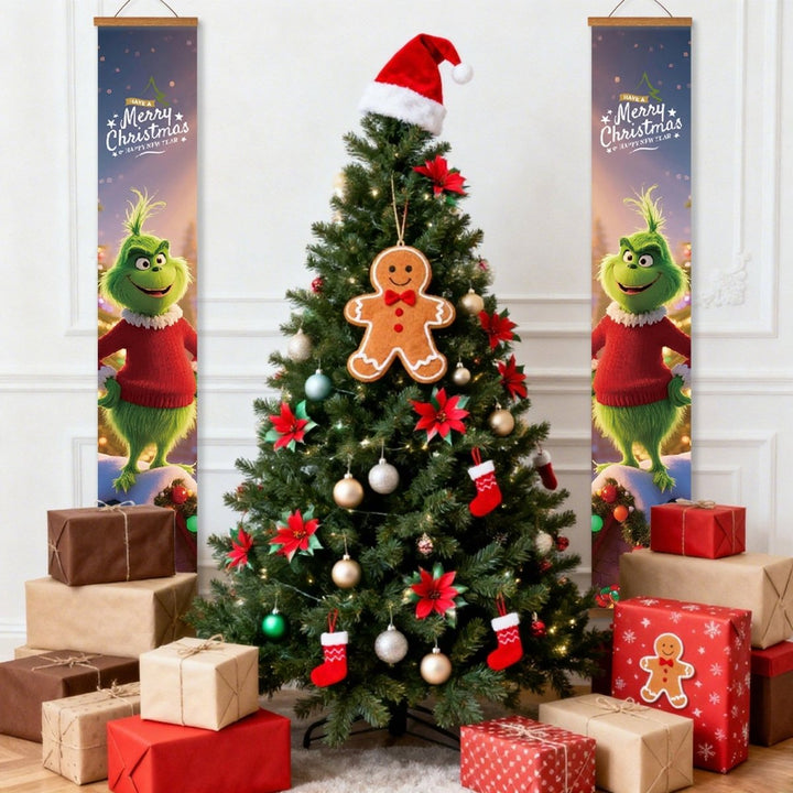 Paint By Numbers KitPorch Sign - Grinch Pair Night Lights - isuvio
