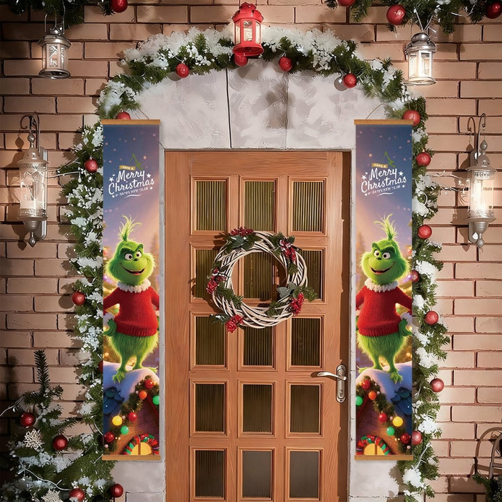 Paint By Numbers KitPorch Sign - Grinch Pair Night Lights - isuvio