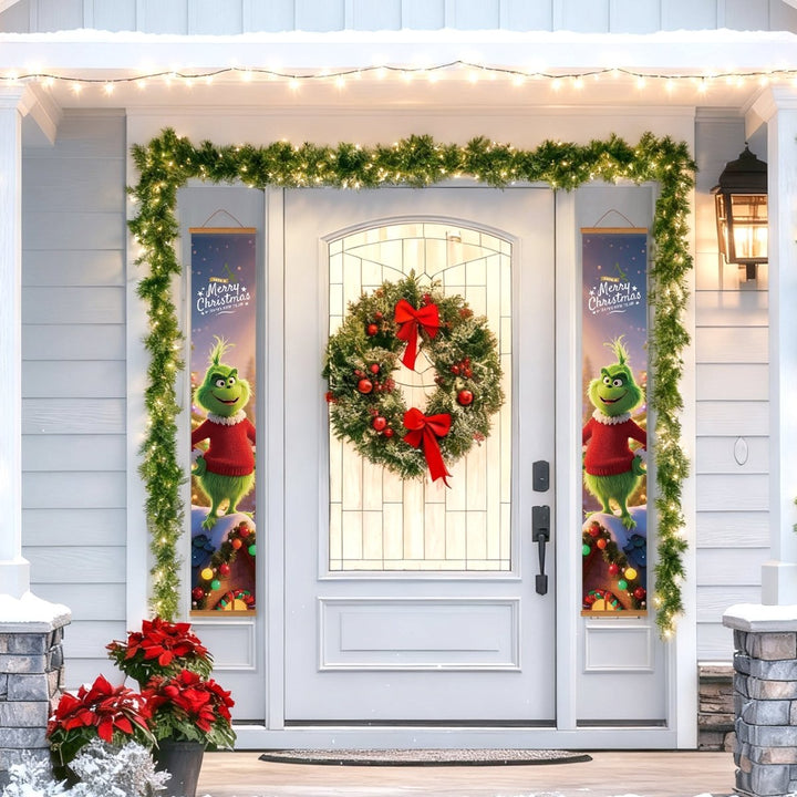 Paint By Numbers KitPorch Sign - Grinch Pair Night Lights - isuvio