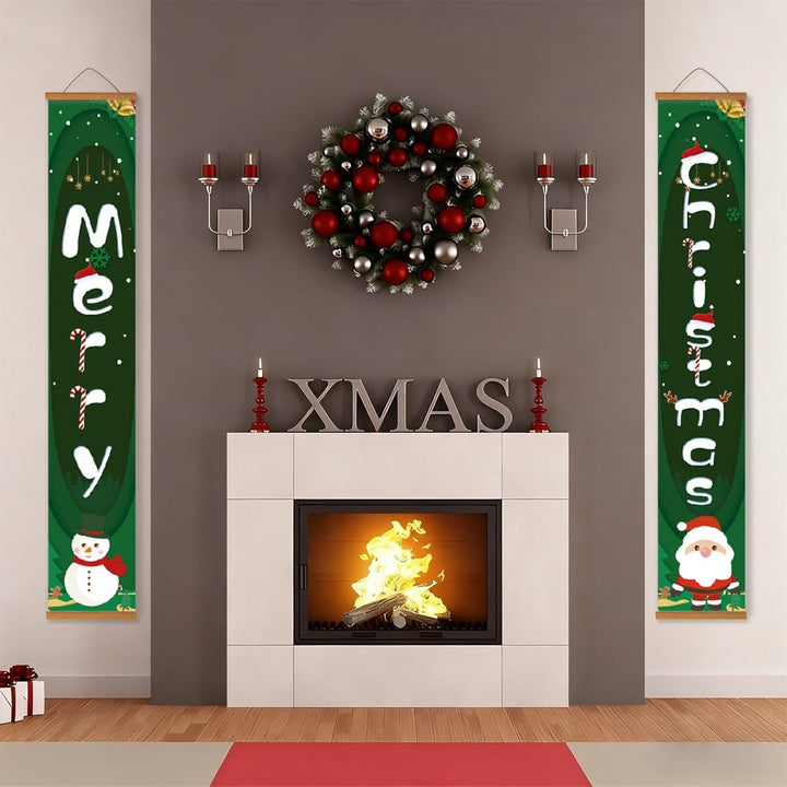 Paint By Numbers KitPorch Sign - Merry Christmas Snowman - isuvio