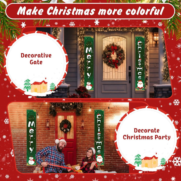 Paint By Numbers KitPorch Sign - Merry Christmas Snowman - isuvio