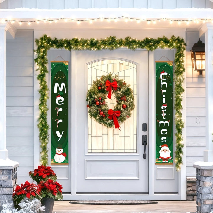 Paint By Numbers KitPorch Sign - Merry Christmas Snowman - isuvio