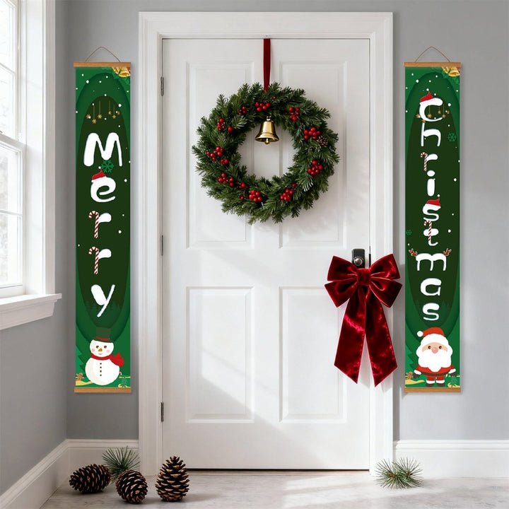 Paint By Numbers KitPorch Sign - Merry Christmas Snowman - isuvio