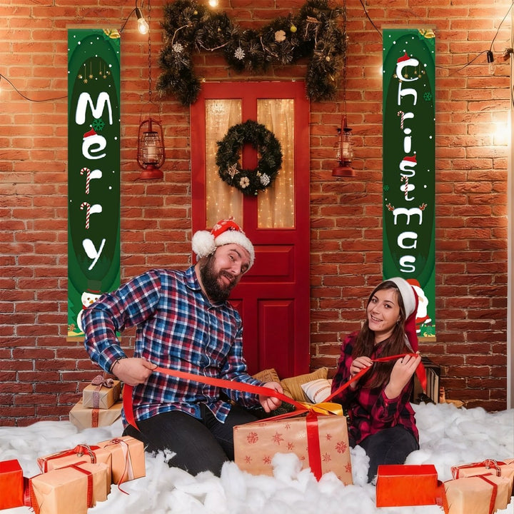 Paint By Numbers KitPorch Sign - Merry Christmas Snowman - isuvio