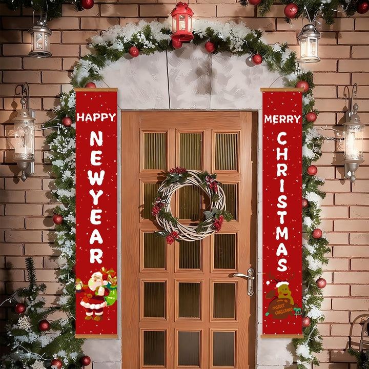 Paint By Numbers KitPorch Sign - New Year and Christmas Letters - isuvio