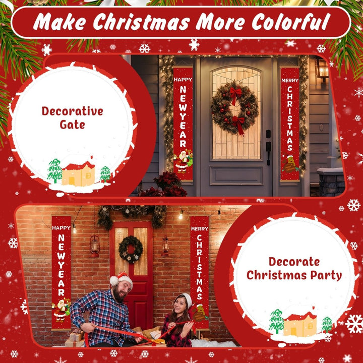 Paint By Numbers KitPorch Sign - New Year and Christmas Letters - isuvio