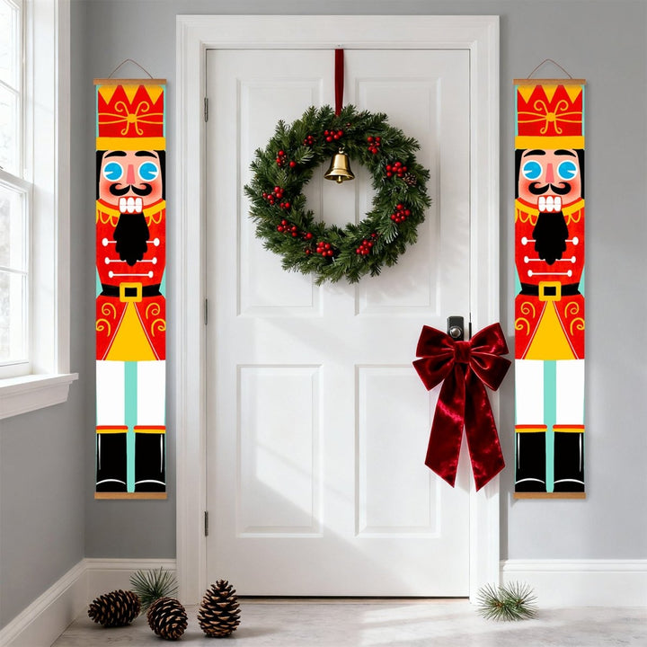 Paint By Numbers KitPorch Sign - Nutcracker Gold Crown Pair - isuvio
