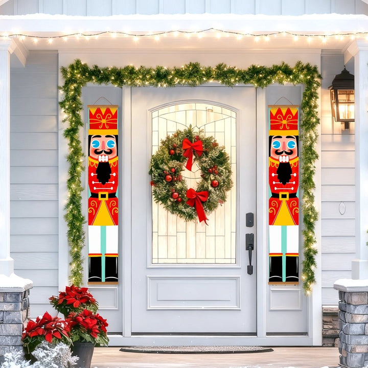 Paint By Numbers KitPorch Sign - Nutcracker Gold Crown Pair - isuvio