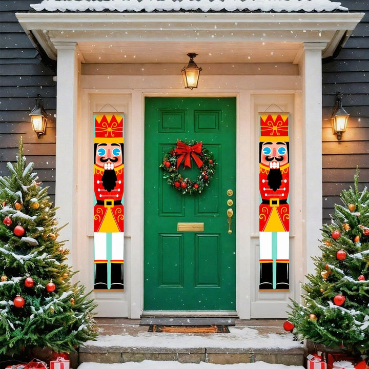Paint By Numbers KitPorch Sign - Nutcracker Gold Crown Pair - isuvio