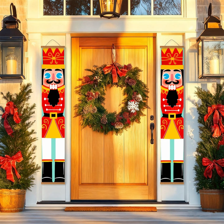 Paint By Numbers KitPorch Sign - Nutcracker Gold Crown Pair - isuvio