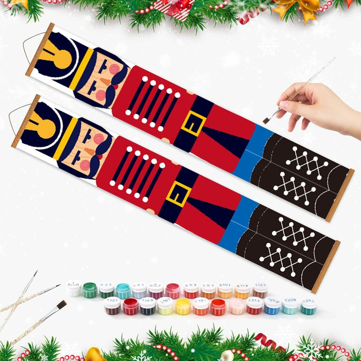 Paint By Numbers KitPorch Sign - Nutcracker Guards - isuvio