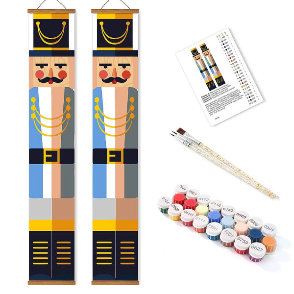 Paint By Numbers KitPorch Sign - Nutcracker Officers - isuvio