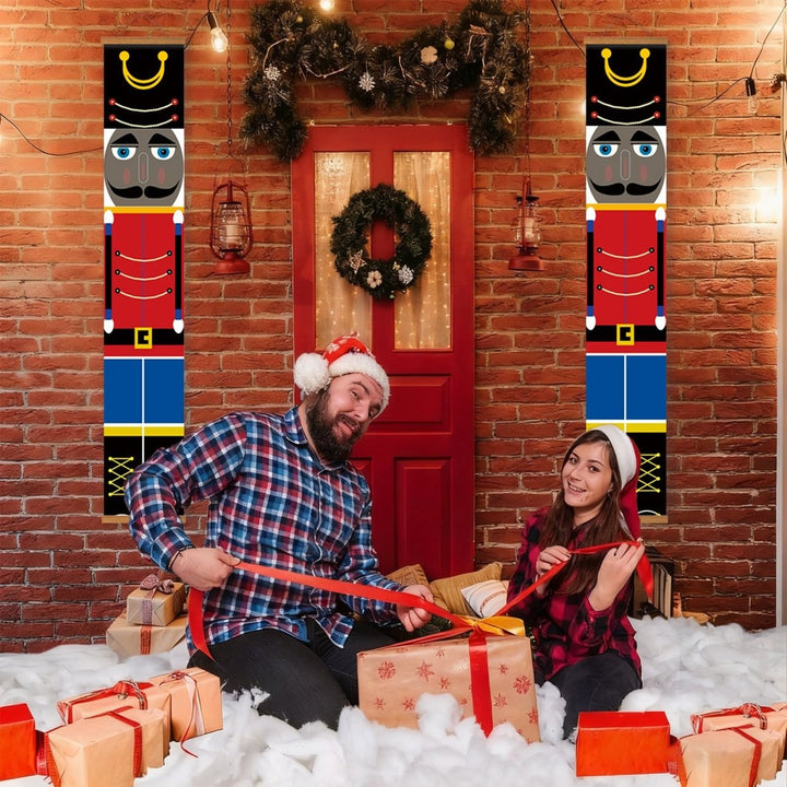 Paint By Numbers KitPorch Sign - Nutcracker Red Uniform Pair - isuvio