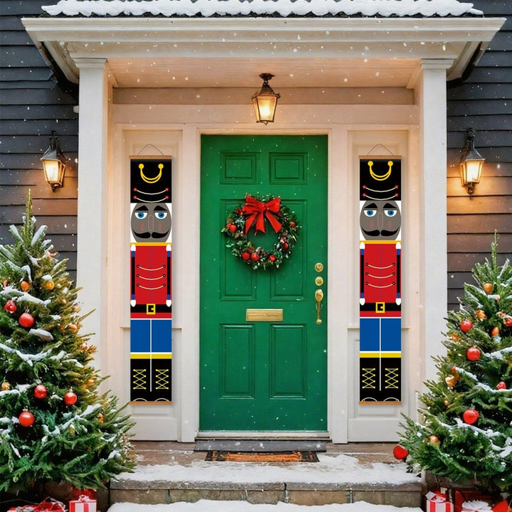 Paint By Numbers KitPorch Sign - Nutcracker Red Uniform Pair - isuvio