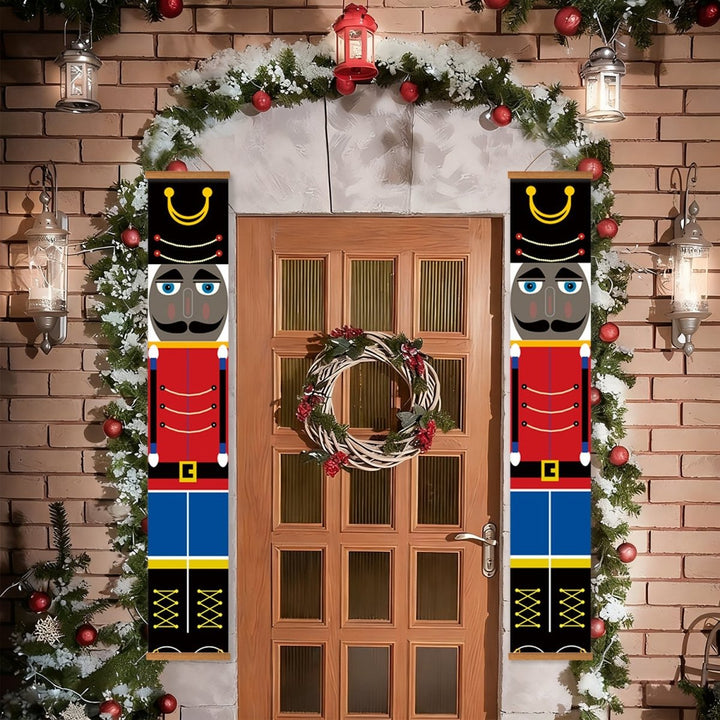 Paint By Numbers KitPorch Sign - Nutcracker Red Uniform Pair - isuvio