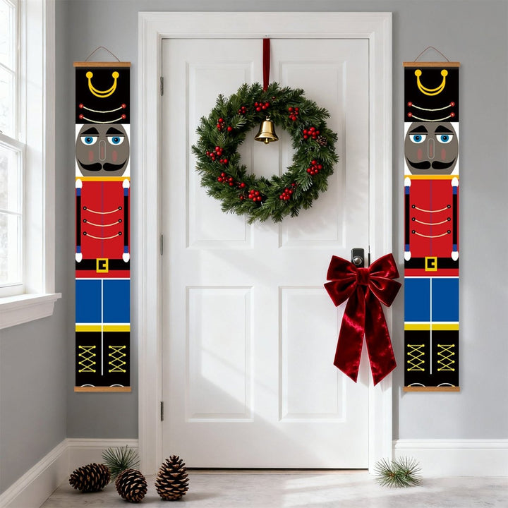 Paint By Numbers KitPorch Sign - Nutcracker Red Uniform Pair - isuvio