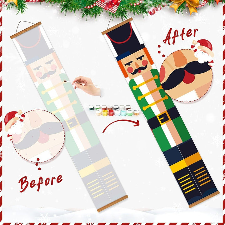 Paint By Numbers KitPorch Sign - Nutcracker Soldiers - isuvio