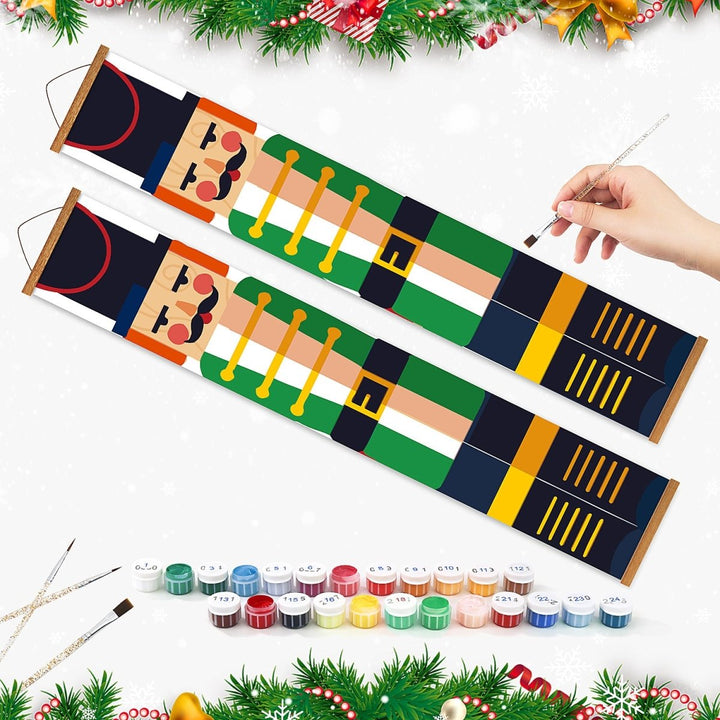 Paint By Numbers KitPorch Sign - Nutcracker Soldiers - isuvio