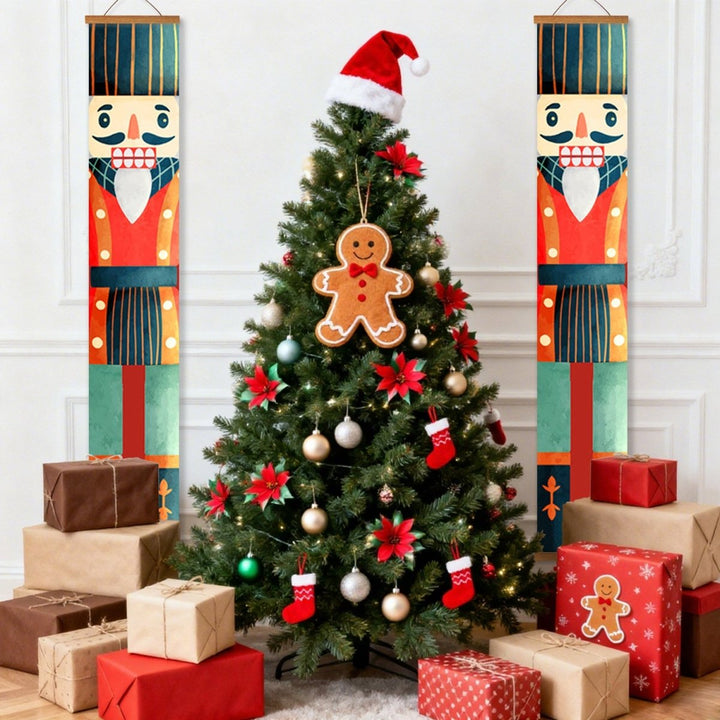 Paint By Numbers KitPorch Sign - Nutcracker Teal Coat Pair - isuvio