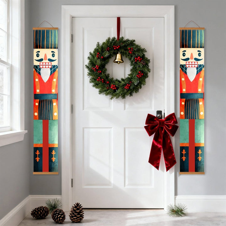 Paint By Numbers KitPorch Sign - Nutcracker Teal Coat Pair - isuvio
