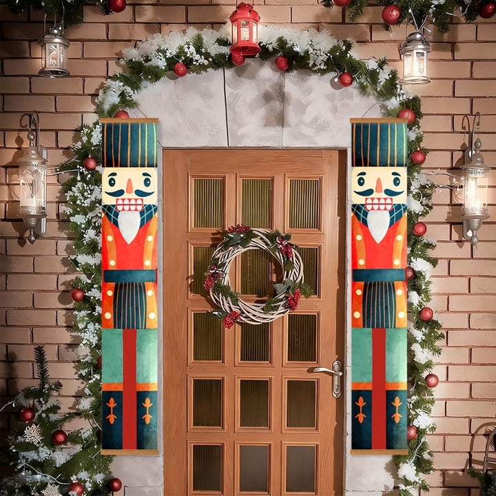 Paint By Numbers KitPorch Sign - Nutcracker Teal Coat Pair - isuvio