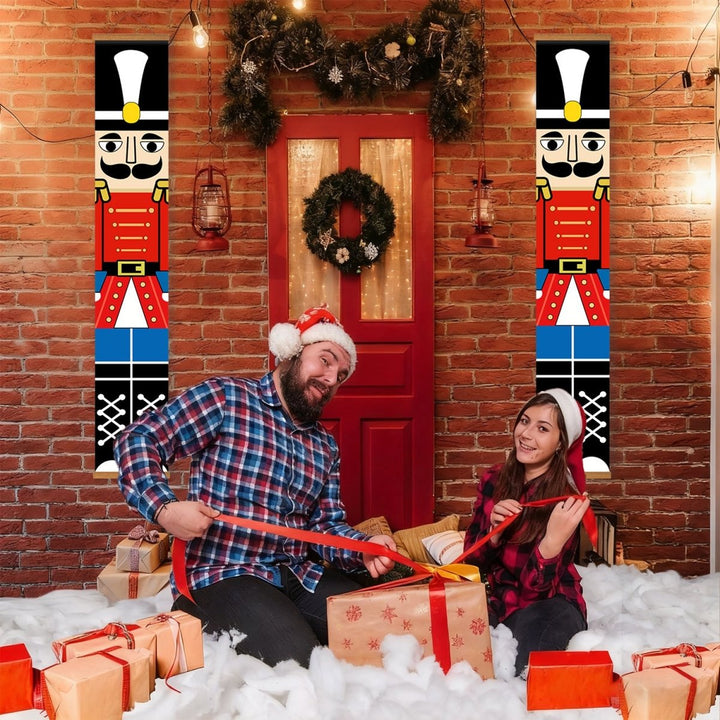 Paint By Numbers KitPorch Sign - Nutcracker White Shako Pair - isuvio