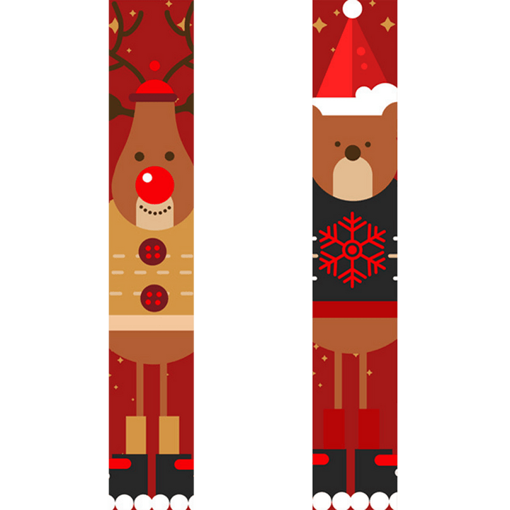 Paint By Numbers KitPorch Sign - Reindeer and Santa - isuvio