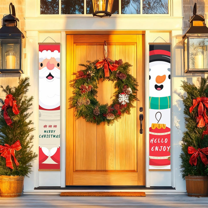 Paint By Numbers KitPorch Sign - Santa and Candle - isuvio
