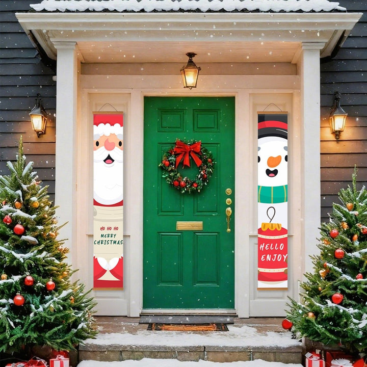 Paint By Numbers KitPorch Sign - Santa and Candle - isuvio