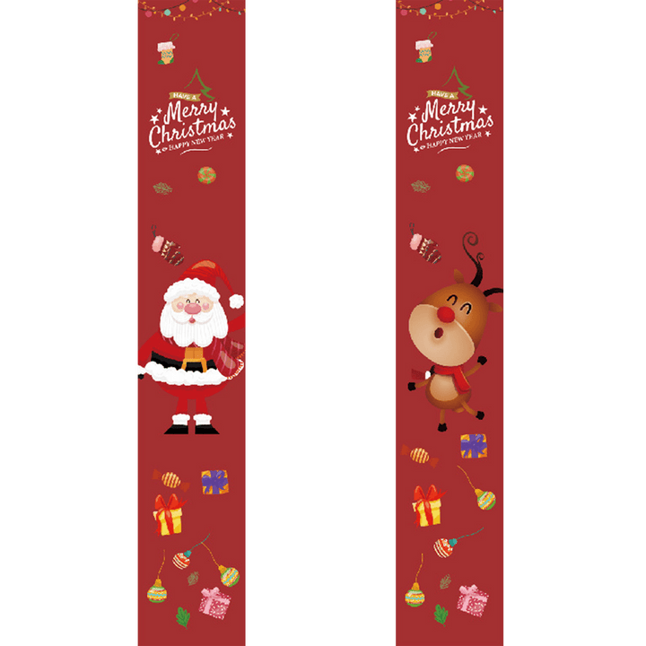 Paint By Numbers KitPorch Sign - Santa and Reindeer - isuvio