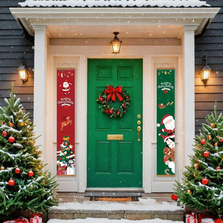 Paint By Numbers KitPorch Sign - Santa Collage - isuvio