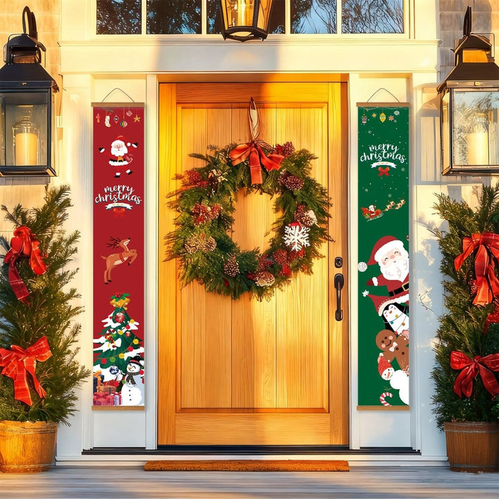 Paint By Numbers KitPorch Sign - Santa Collage - isuvio