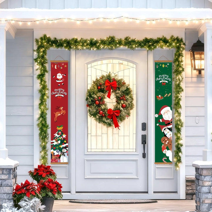 Paint By Numbers KitPorch Sign - Santa Collage - isuvio