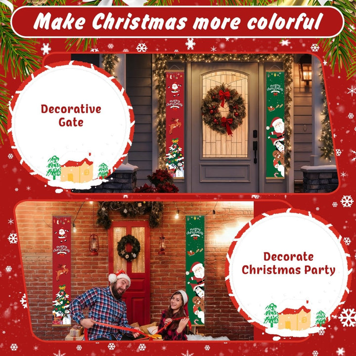 Paint By Numbers KitPorch Sign - Santa Collage - isuvio