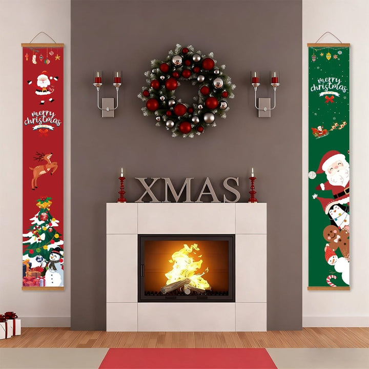 Paint By Numbers KitPorch Sign - Santa Collage - isuvio