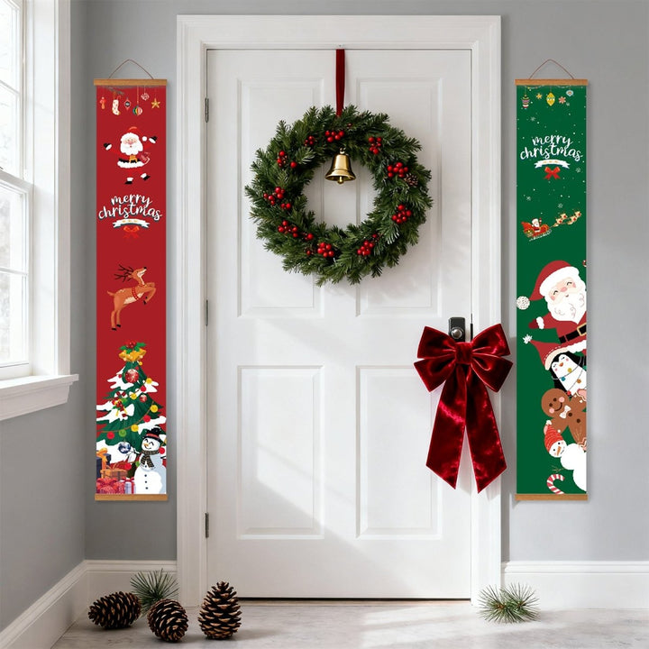Paint By Numbers KitPorch Sign - Santa Collage - isuvio