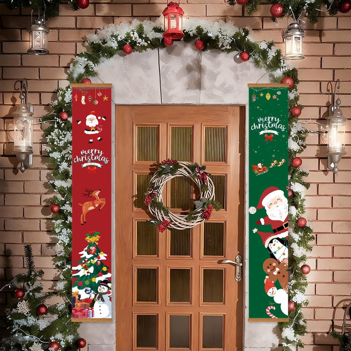 Paint By Numbers KitPorch Sign - Santa Collage - isuvio