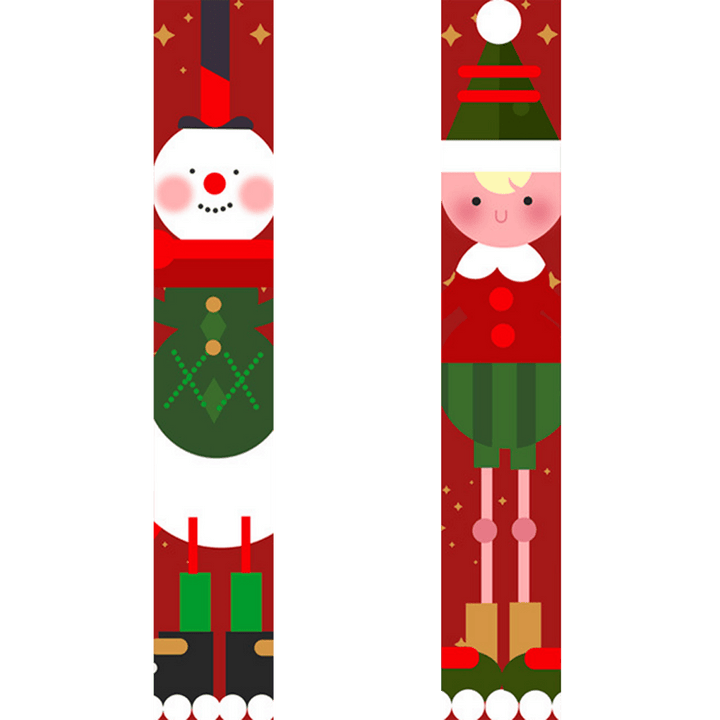 Paint By Numbers KitPorch Sign - Snowman and Elf - isuvio
