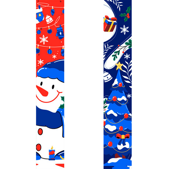 Paint By Numbers KitPorch Sign - Snowman and Winter Icons - isuvio