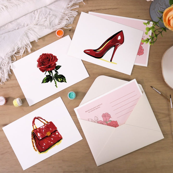 Paint By Numbers KitPostcard Beauty No.6 - isuvio