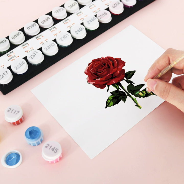 Paint By Numbers KitPostcard Beauty No.6 - isuvio