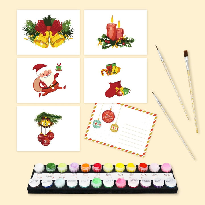 Paint By Numbers KitPostcard Christmas No.7 - isuvio