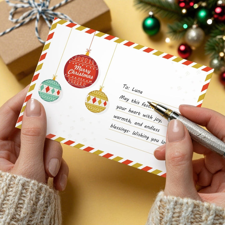 Paint By Numbers KitPostcard Christmas No.7 - isuvio