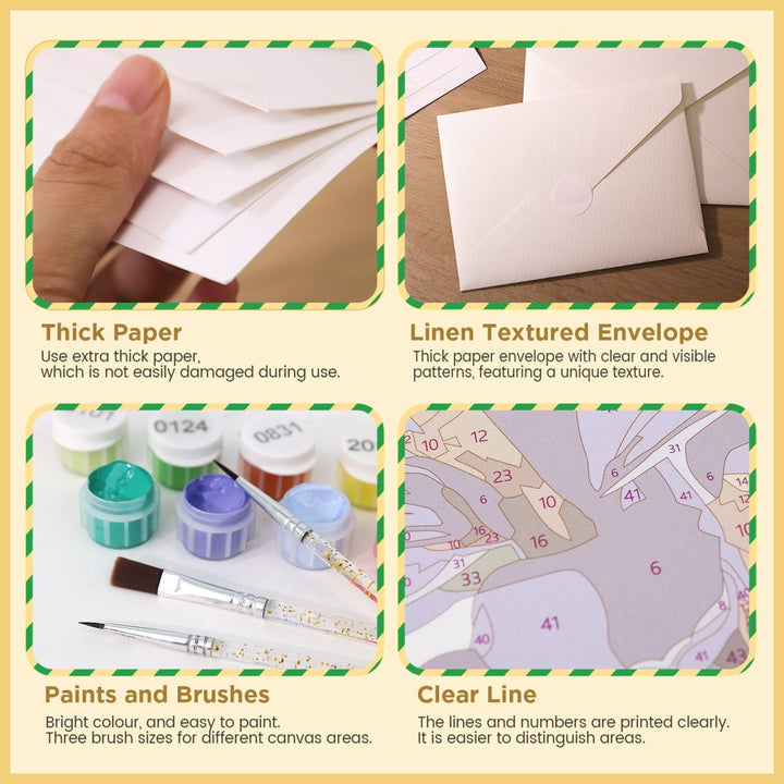 Paint By Numbers KitPostcard Christmas No.7 - isuvio