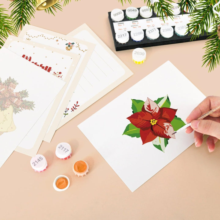 Paint By Numbers KitPostcard Christmas No.8 - isuvio