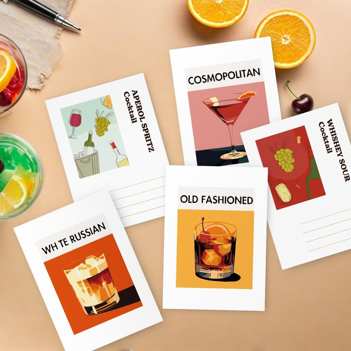 Paint By Numbers KitPostcard Cocktail No.4 - isuvio