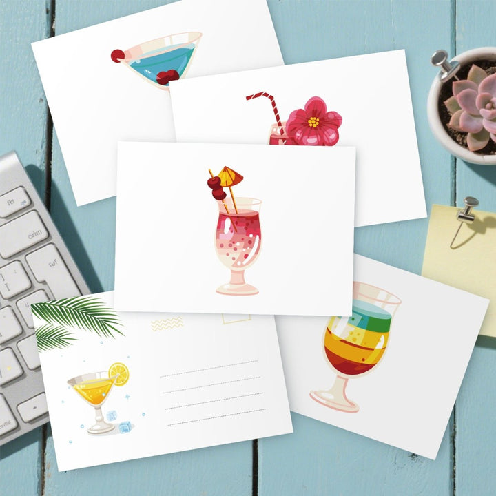 Paint By Numbers KitPostcard Drinks No.3 - isuvio