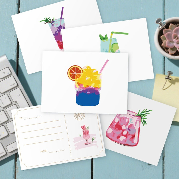 Paint By Numbers KitPostcard Drinks No.5 - isuvio