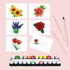 Paint By Numbers KitPostcard Flower No.1 - isuvio