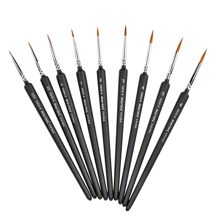 Professional Detail Brushes (9 - Pack) - isuvio